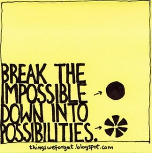 impossible into possibilities